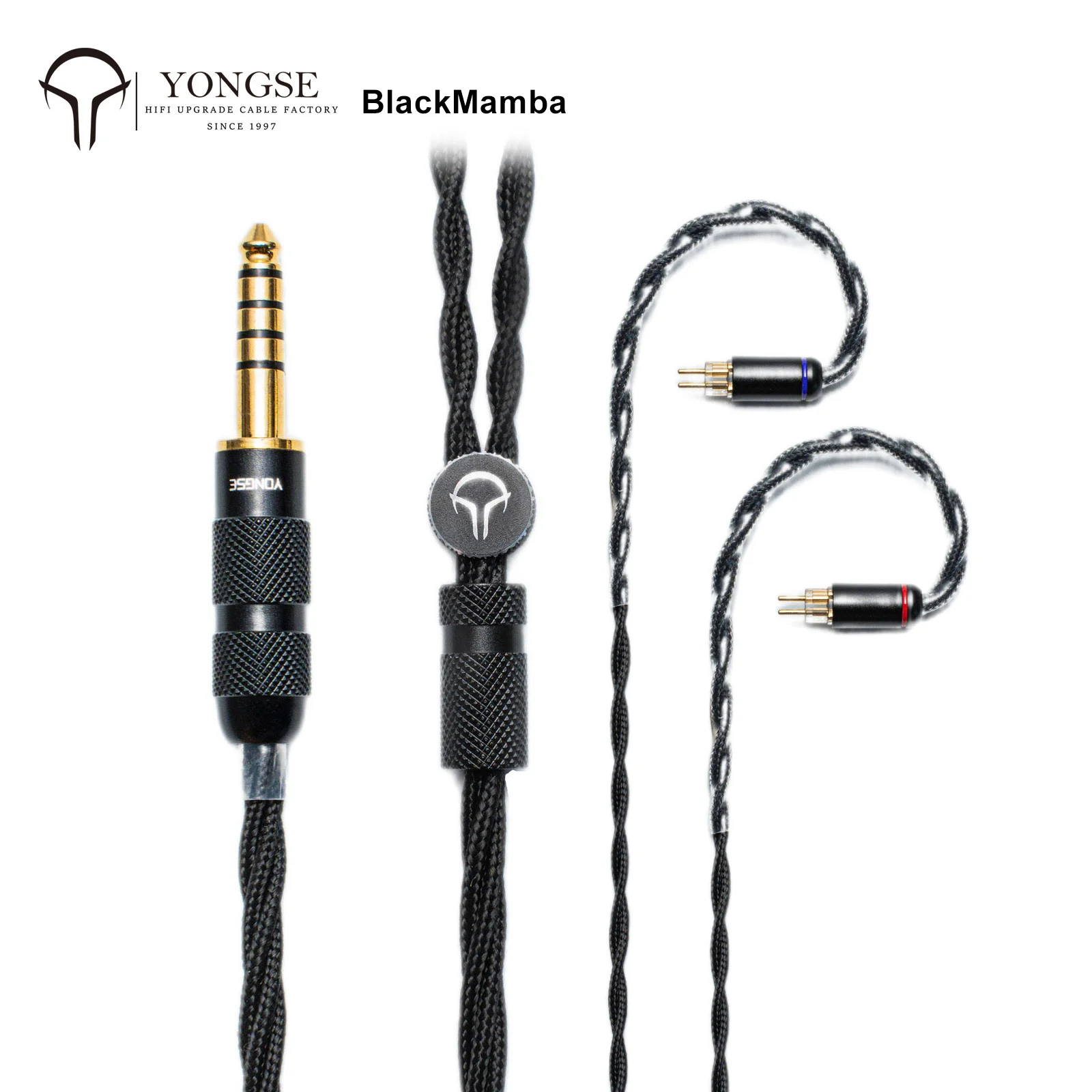 Angelears X Yongse Kabel BlackMamba Lucky Bag HiFi Versilbertes Monokristallines Kupfer Kopfhörer-Upgrade-Kabel – Detail 7