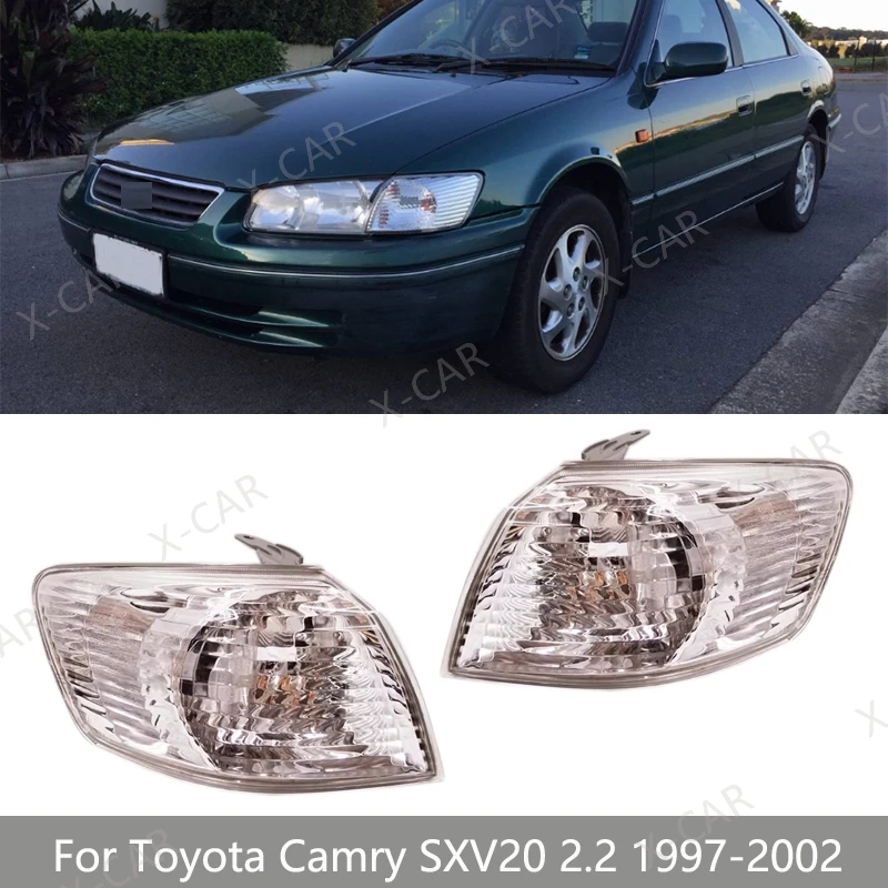 

Car Front Bumper Headlamp Side Marker Corner Light Headlight Turn Signal Lamp Without Bulb For Toyota Camry SXV20 2.2 1997-2002