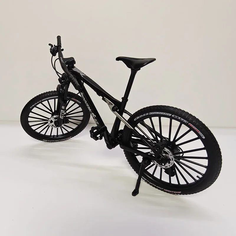 1: 8 Mini modello di bicicletta in lega pressofusa per mountain bike simulazione bici in metallo simulazione collezione regalo giocattoli ragazzi