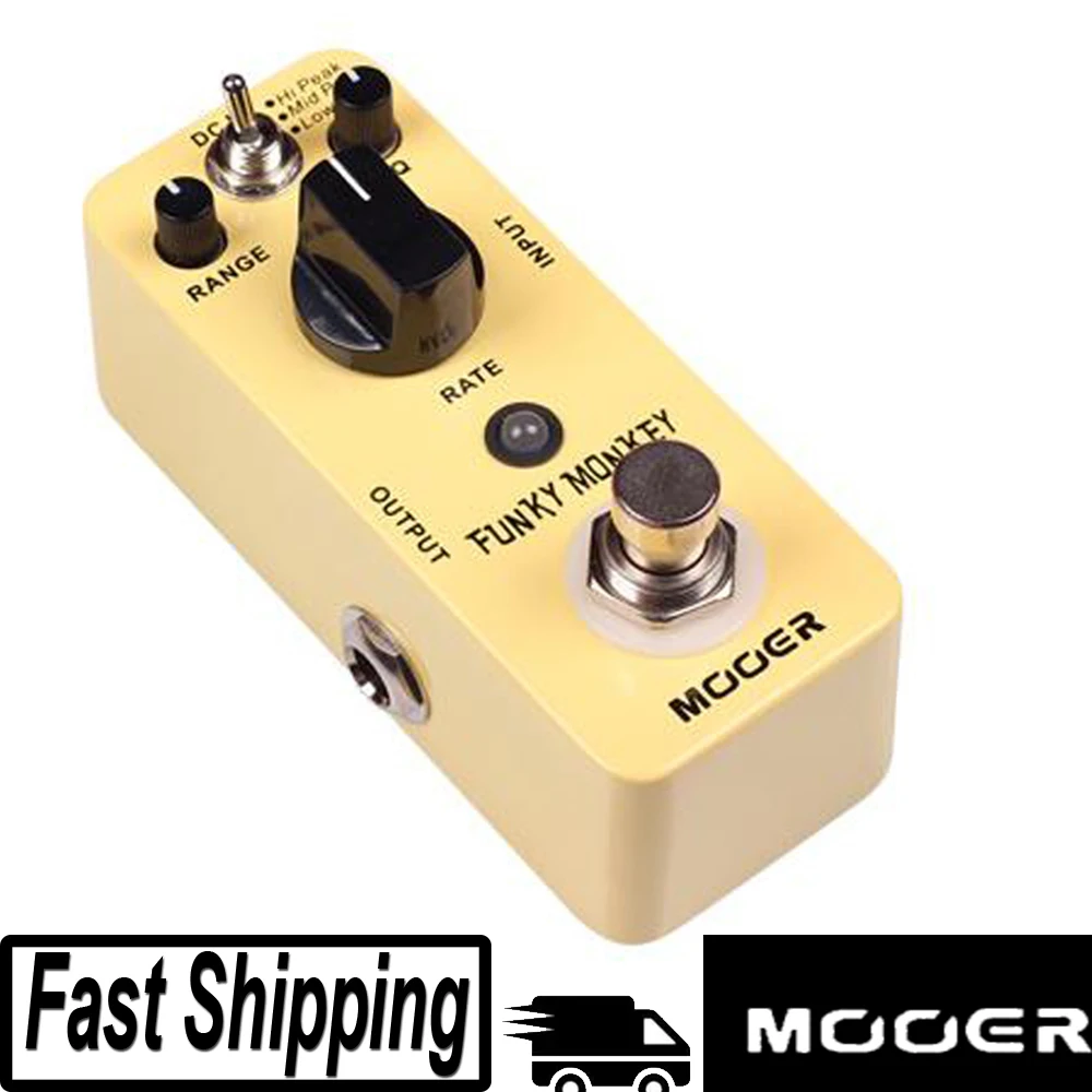

MOOER Funky Monkey Auto Wah Guitar Effect Pedal 3 Modes Hi/Mid/Low Peak Effector Pedal True Bypass Electric Guitar Accessories