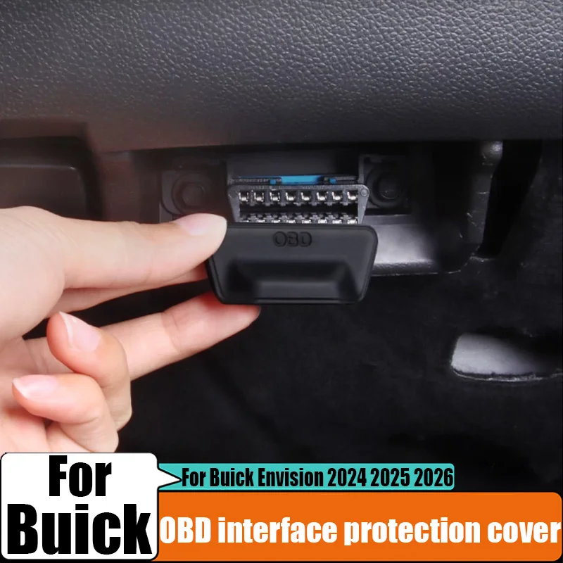 For Buick Envision 2024 2025 2026 OBD interface protective cover diagnostic interface dustproof car interior modification parts