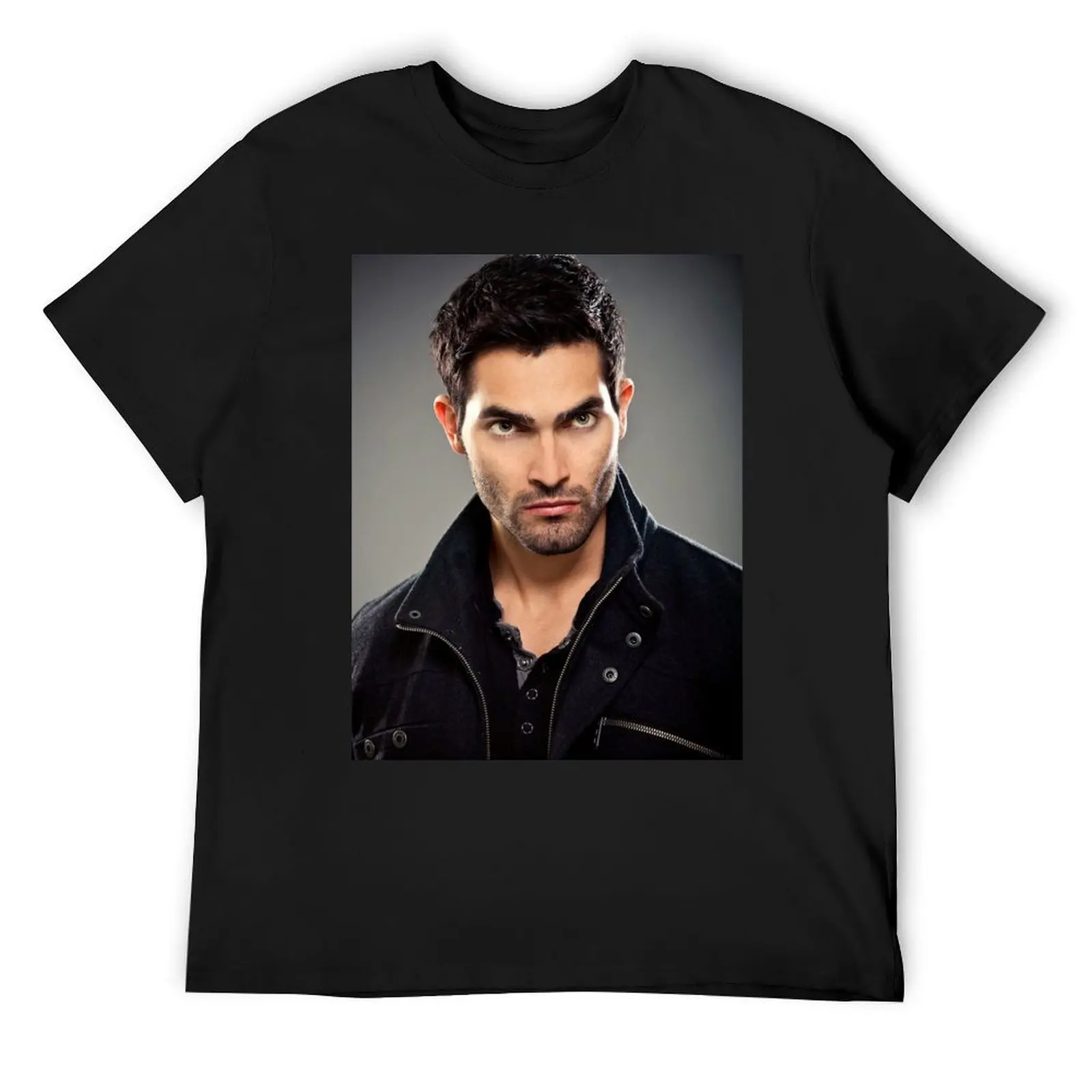 

Tyler Hoechlin Teen Wolf T-Shirt vintage t shirts anime t shirts quick-drying luxury designer T-shirts for men cotton