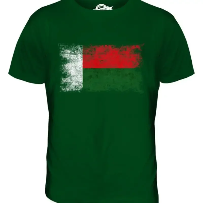 MADAGASKAR WEINLESE FLAGGE HERREN T-SHIRT TEE SHIRT XS S M L XL 2XL 3XL 4XL 5XL