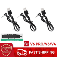 EJEAS V6 PRO 3.5mm Jack Fast Charging Cable for Vnetphone V6/V4 PRO FBIM Motorcycle Helmet Intercom Headset Accessories