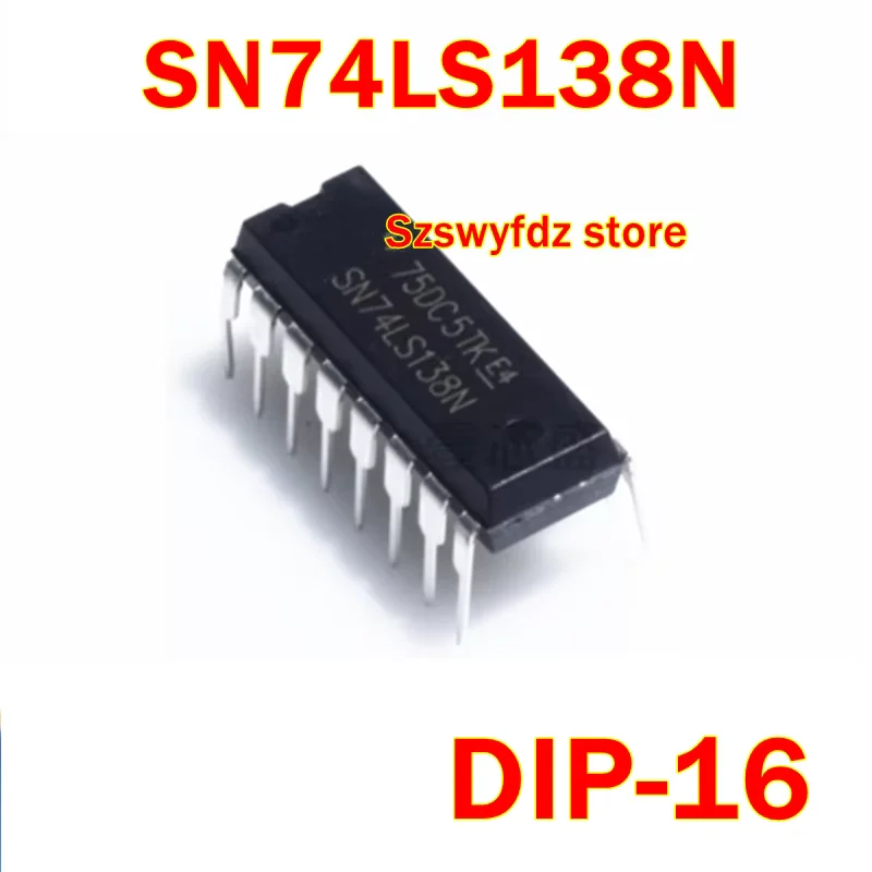 

SN74LS138N DIP-16 New Original 3-LINE TO 8-LINE DECODERS DEMUL TIPLEXERS