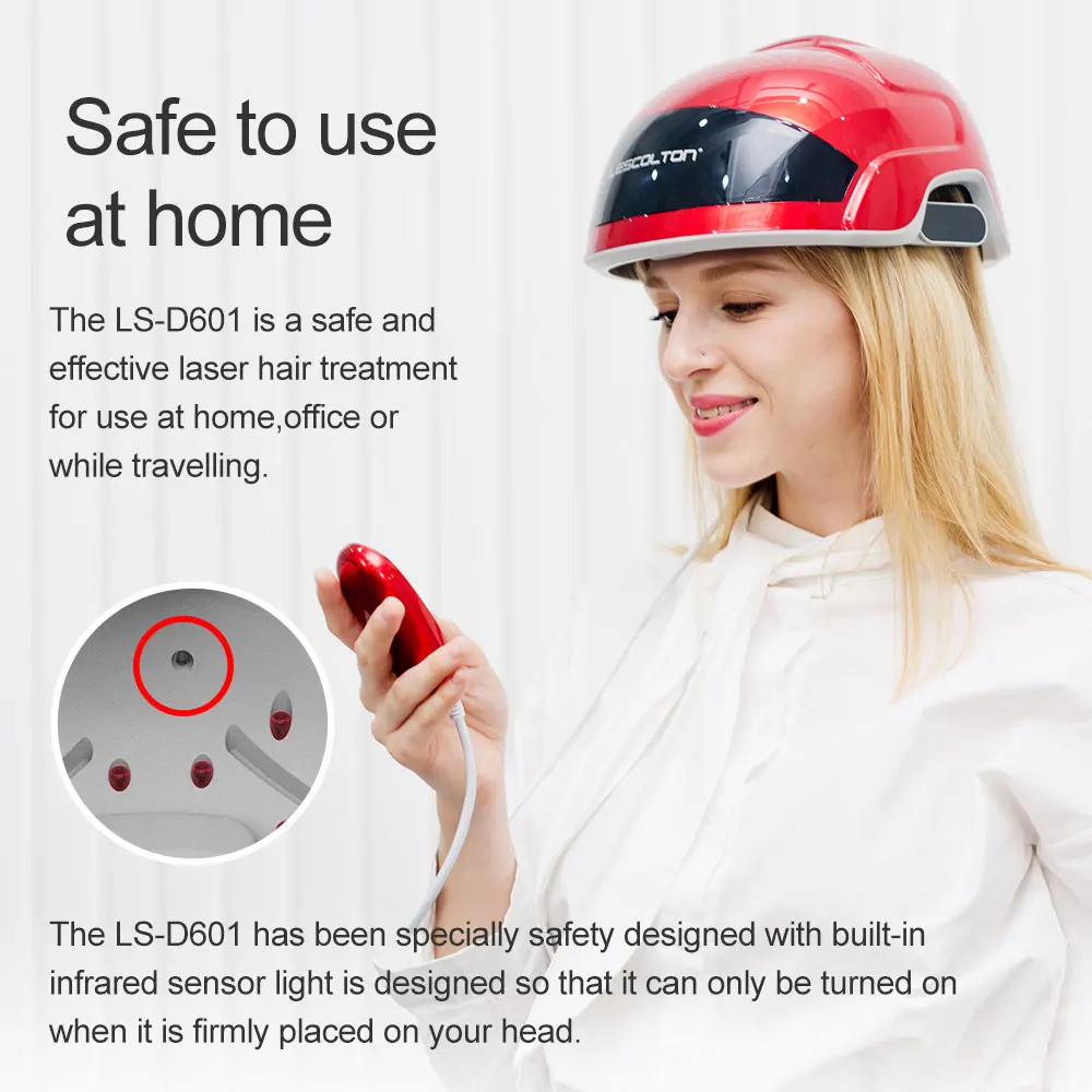 Professional Hair Regrowth 56 Diodes Hair Loss Infrared Lllt Laser Hair Growth Helmet