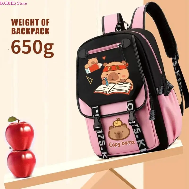 

C9GB School Backpack Bookbags Light Weight Travel Backpack Laptop Backpack Stylish Casual Daypack Capybaras Backpacks Gifts