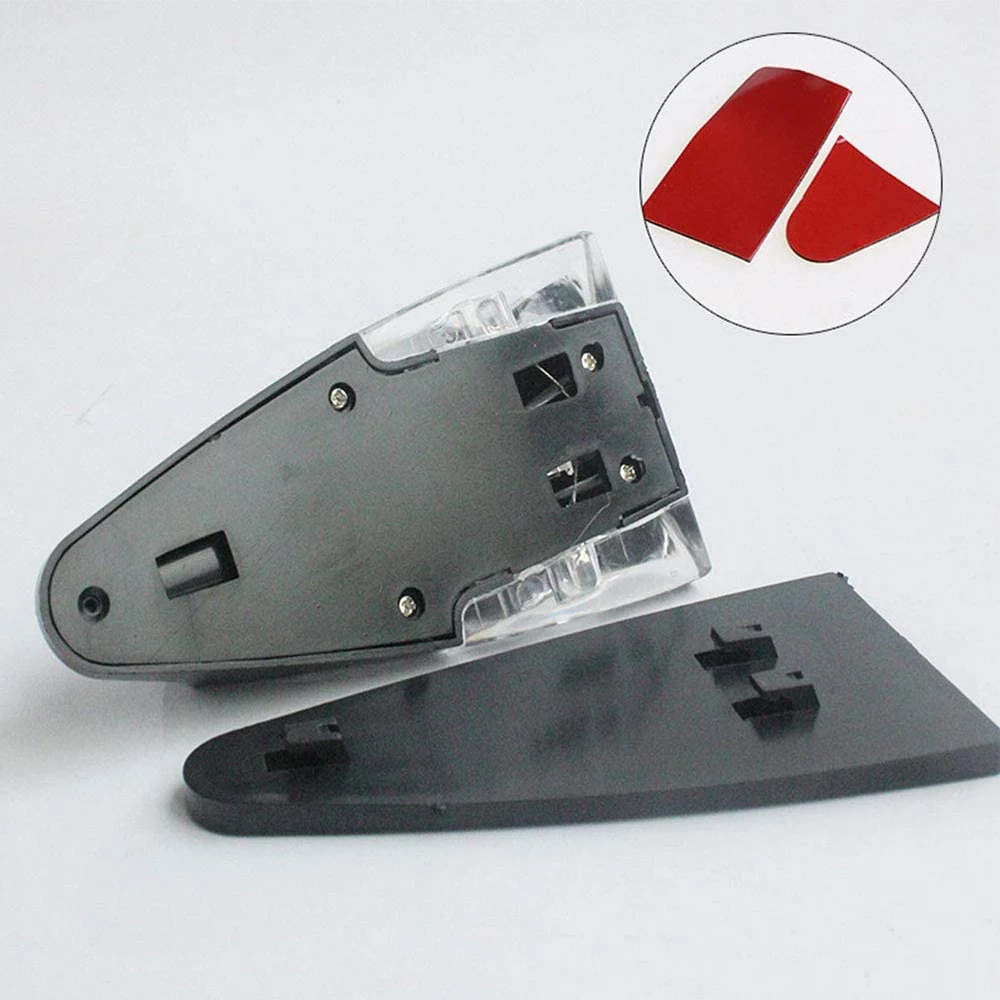 

AB56-Creative Wind Power LED Light Atmosphere Light Shark Fin Antenna Warning Flash Lamp Car-Styling Exterior Accessories