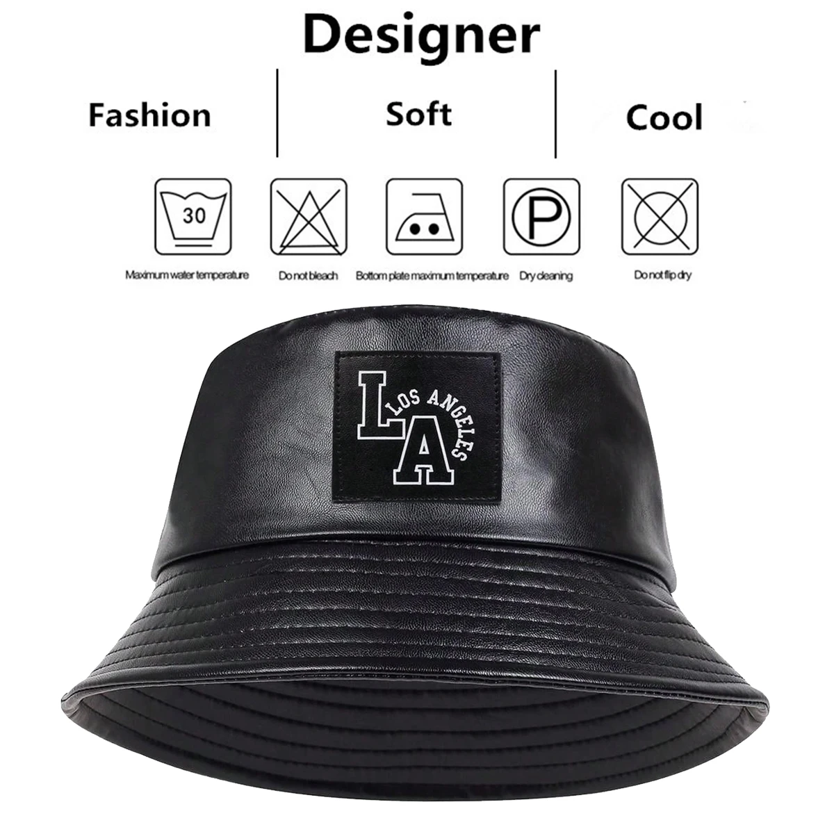 للجنسين LA رسالة تسمية شخصية بو الجلود دلو القبعات الصيادين قبعات في الهواء الطلق قبعة عادية قبعة واقية من الشمس