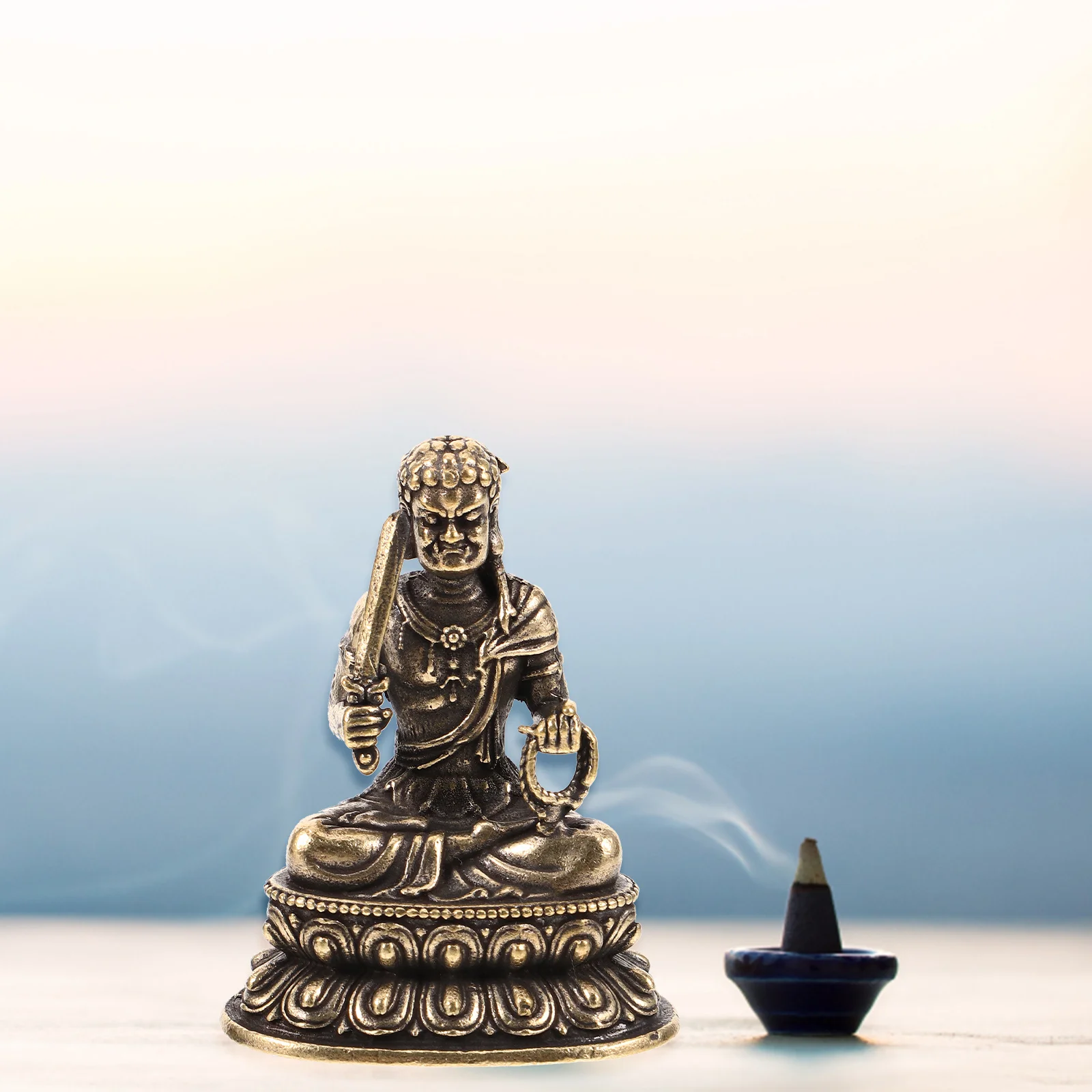

Exquisite Buddha Statue Mini Fudo Buddha Decoration For Office Desk Home Desktop Ornament Craft Statues Office Decor Desktop