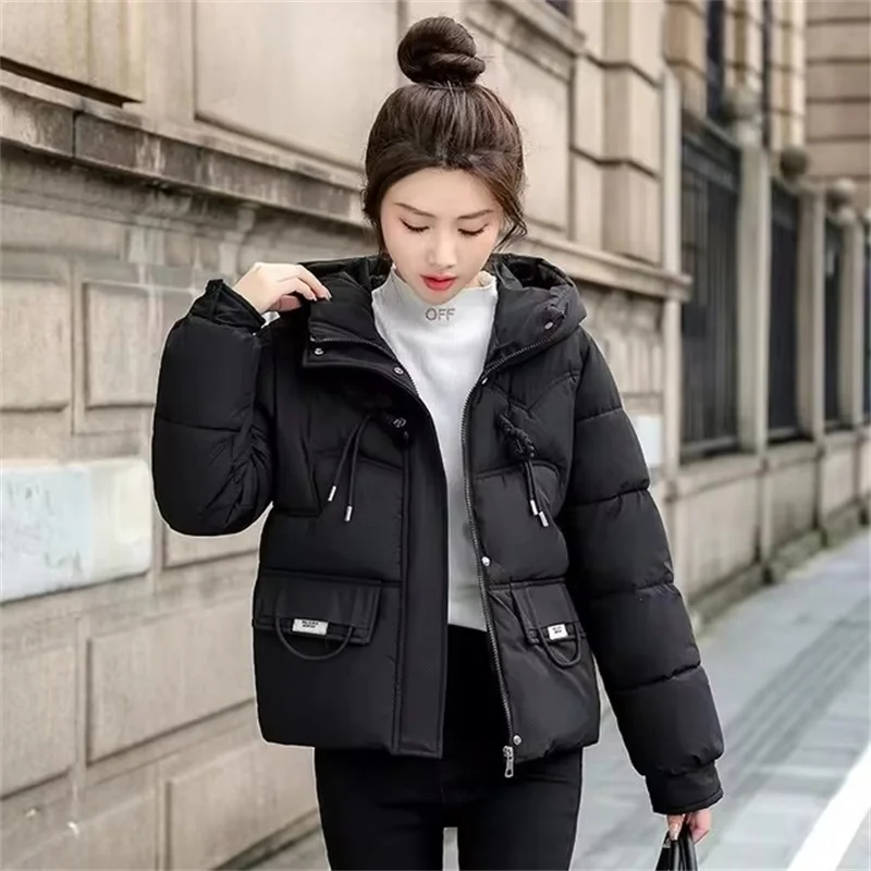 Winter Jacke Frauen Parkas 2025, Neue Koreanische Unten Baumwolle Kurze Jacken Mantel Weibliche Casual Tops Alle-spiel Parka Damen oberbekleidung
