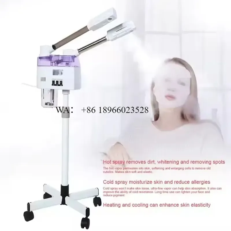 WMWMNU Professional Hot Cold Mist Spray for Facial Treatments Salon Essential