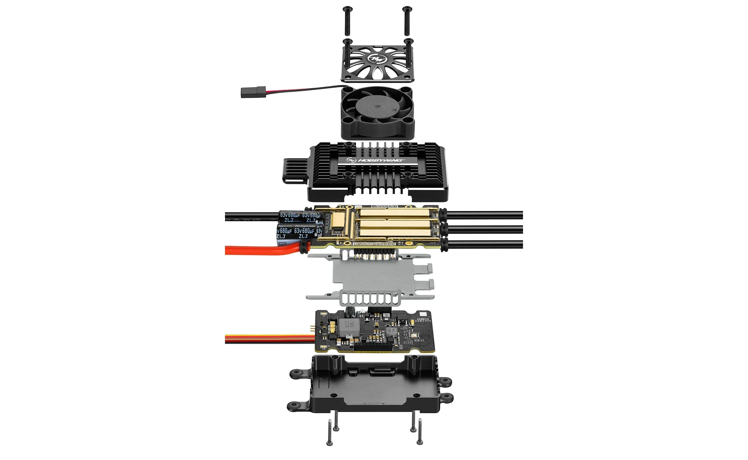 2024 جديد HobbyWing البلاتين HV 180A SBEC V5 550 580 600 700 فئة هليكوبتر كهربائية طول الدوار الرئيسي 550-700 مللي متر أو الجناح الثابت