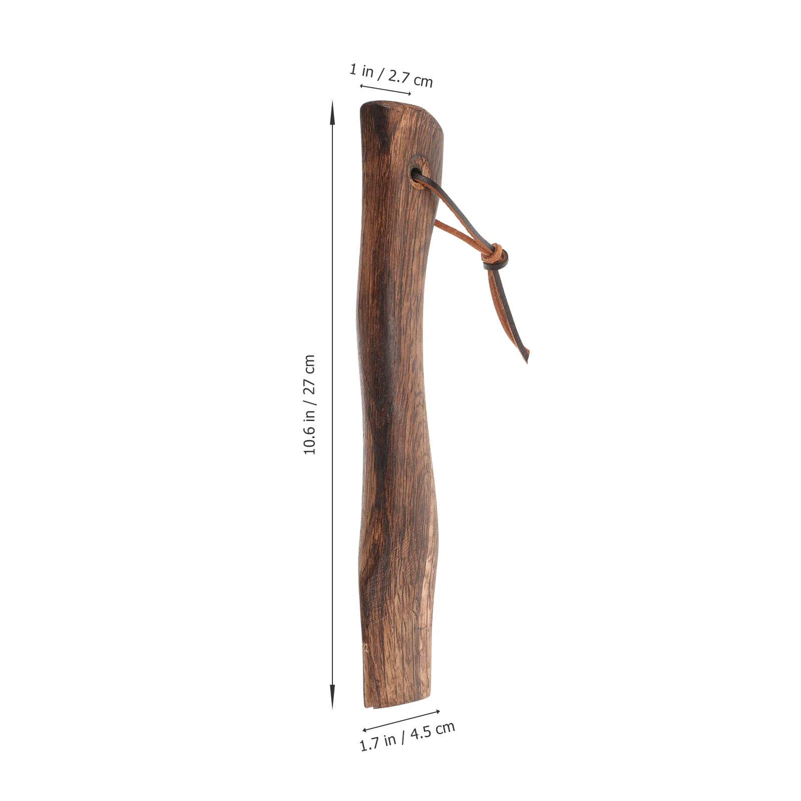 Manico di ricambio per tritare in legno corto per maniglie per trampoli di kit vichingo in legno