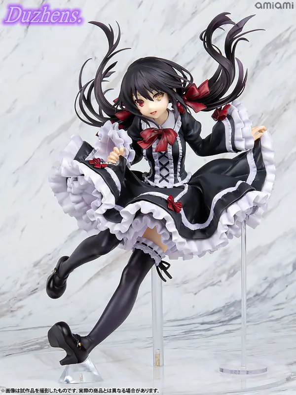 100% Original:DATE A LIVE Yuri Tokisaki Kurumi Private service 19.5cm PVC Action Figure Anime Figure Model Toys Doll Gift