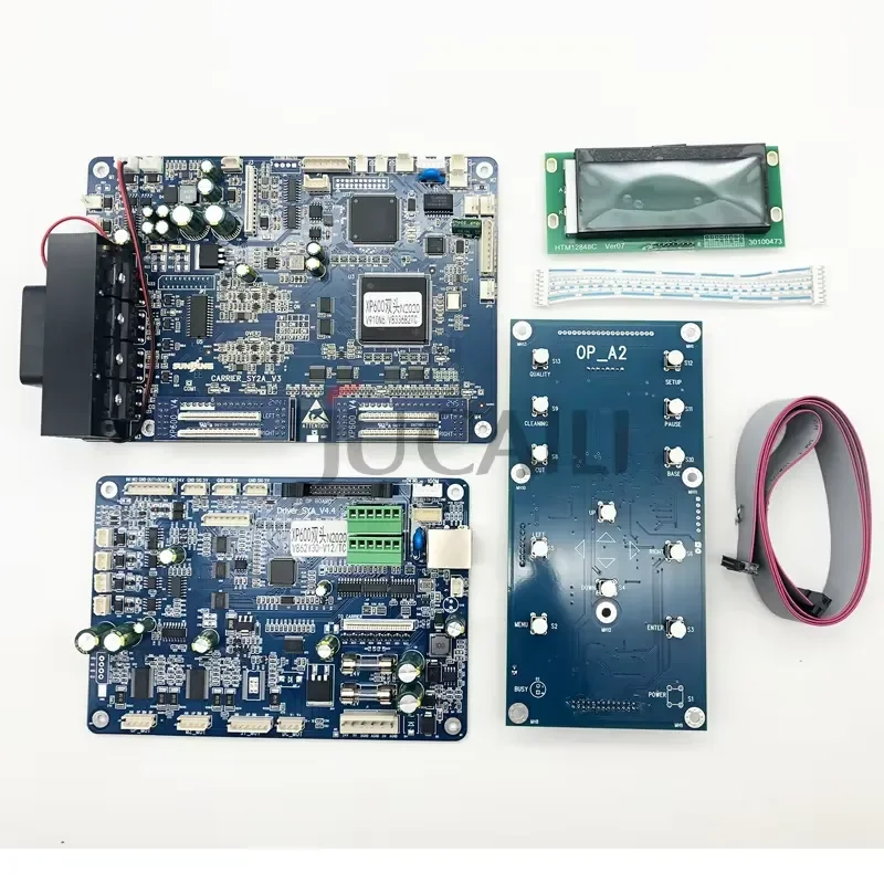 Jucaili Small Xp600 Conversion Kit for XP600 Double Printheads DX11 Senyang Board Double XP600 Head Upgrade Kit for Eco