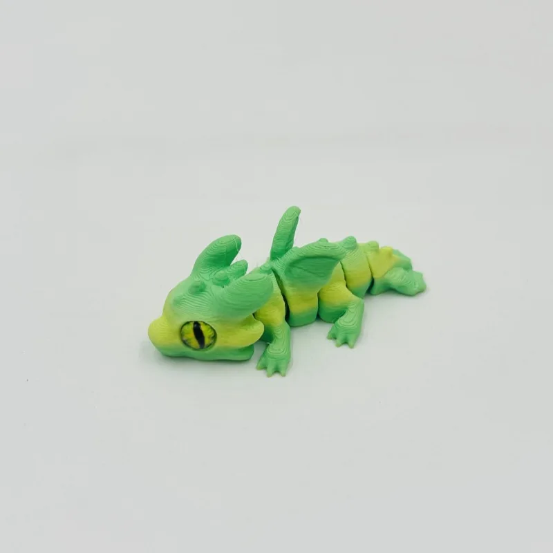 1/5/10/15 Stück 3D-gedruckter Babydrache mit beweglichen Gelenken und simulierten Augen, als dekorative Gegenstände für das Zuhause, zur Raumgestaltung und als Geschenk für Feiertage. – Detail 26