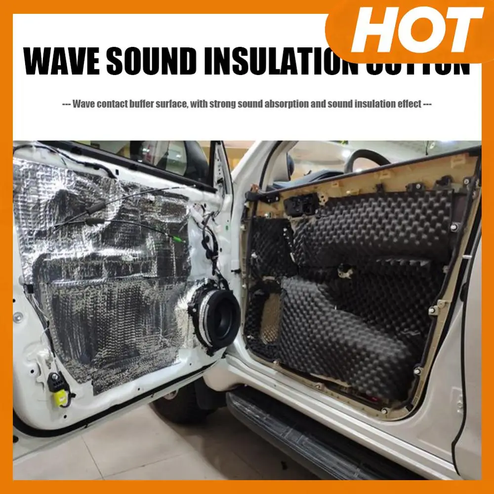 18mm Thick Car Sound Proofing Foam Anti Noise Insulation Sound Deadening Mat Convenient Replace Car Accessories