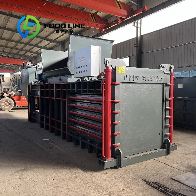 customize Hydraulic Baler Machine Automatic Baling Press for Waste Paper Cardboard Plastic Bottle Scrap Metal Compression