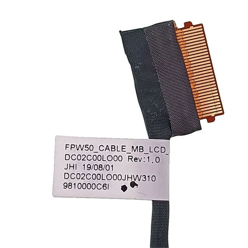 Cabo do LCD do portátil para HP, 15S-DY, 15S-GR, 15S-DU, 15S-CS, 15-DW, 15-GW, 250, 255 G8, TPN-C139, 30PIN, L53721-001, DC02C00LO00, genuíno, novo