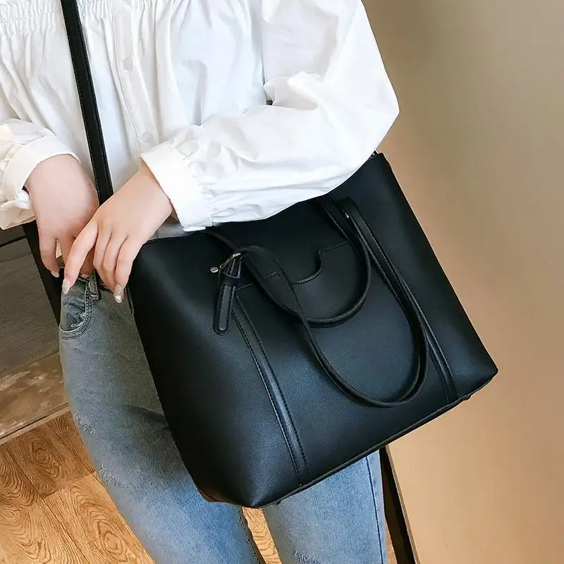 Women Large Bags 2022 New Shoulder Bag Large Capacity PU Lady Handbag Tote Bag for Female Hot