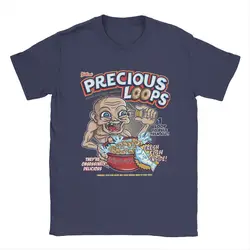 Precious Loops Gollum Ring Men's T Shirts Film Mordor Castle Lord Magic Tee Shirt Round Collar T-Shirts Pure Cotton Clothing
