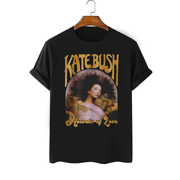 Camisa vintage de Kate Bush Hounds Of Love, camisa de Kate Bush