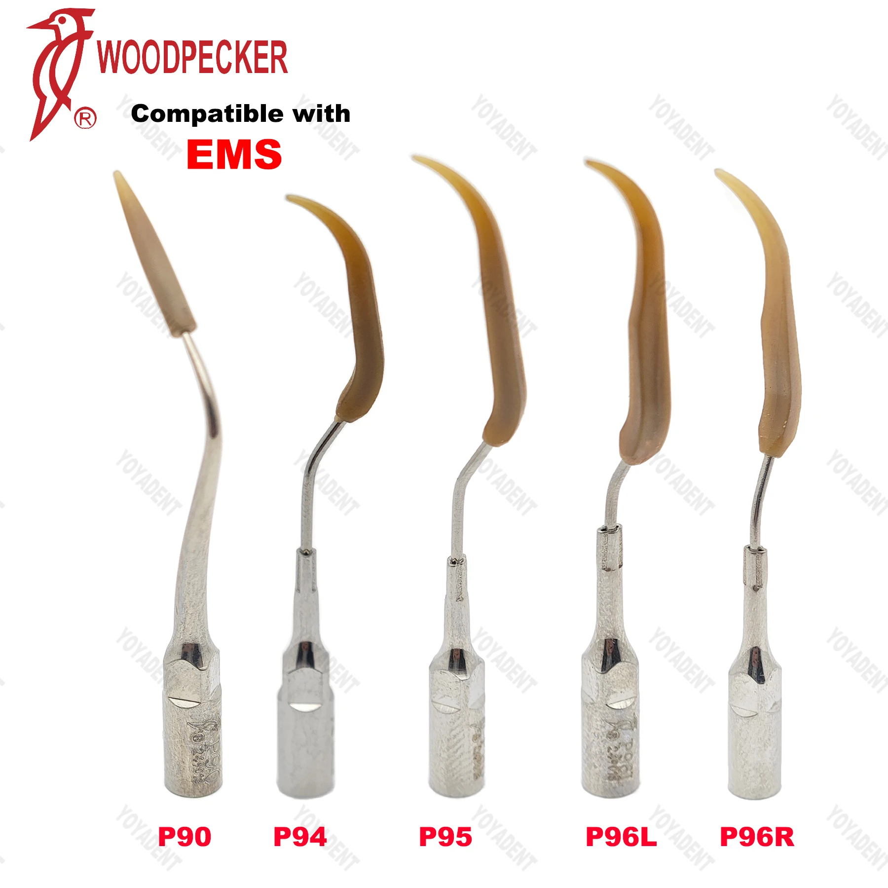 Woodpecker Dental Scaler Tips Implant Maintenance Tips P90 P94 P95 P96L P96R Fit EMS Scaler Handpiece