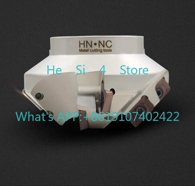 H45T04R-45/50/75 degree welding groove milling cutter head chamfer bevel carbide numerical control tool