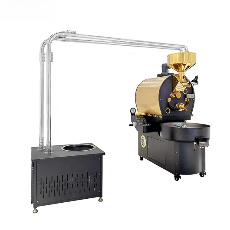 Customized 12kg Drum Coffee Roaster Automatic Feeder 6kg Roasting Machine for Coffee Beans