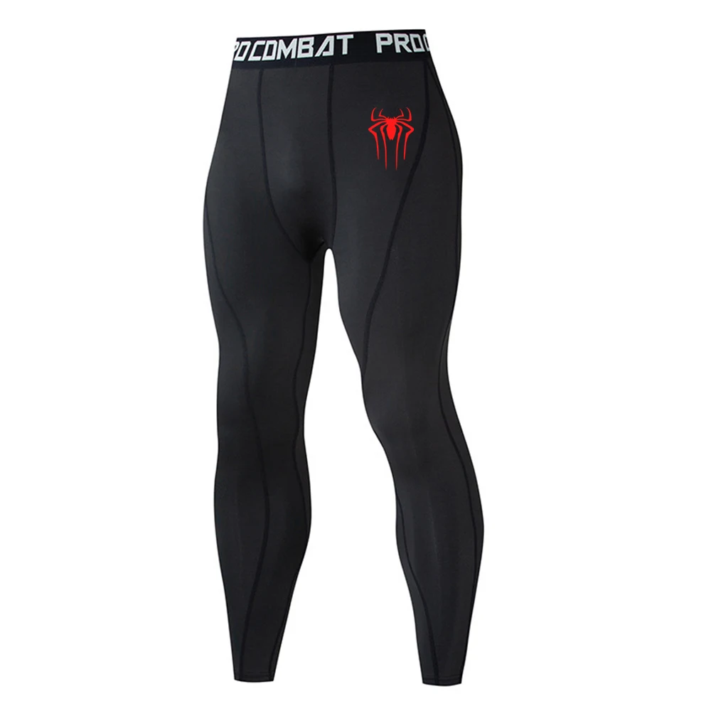 

Men's compression printed pants, running fitness gym yoga training pants