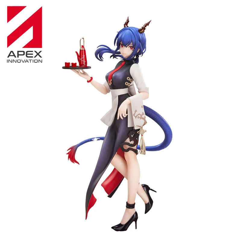 

Genuine Original APEX-TOYS Arknights Ch'en Tea Drinking Time PVC 24CM Anime Figure Collectible Doll Statuette Ornament Gifts