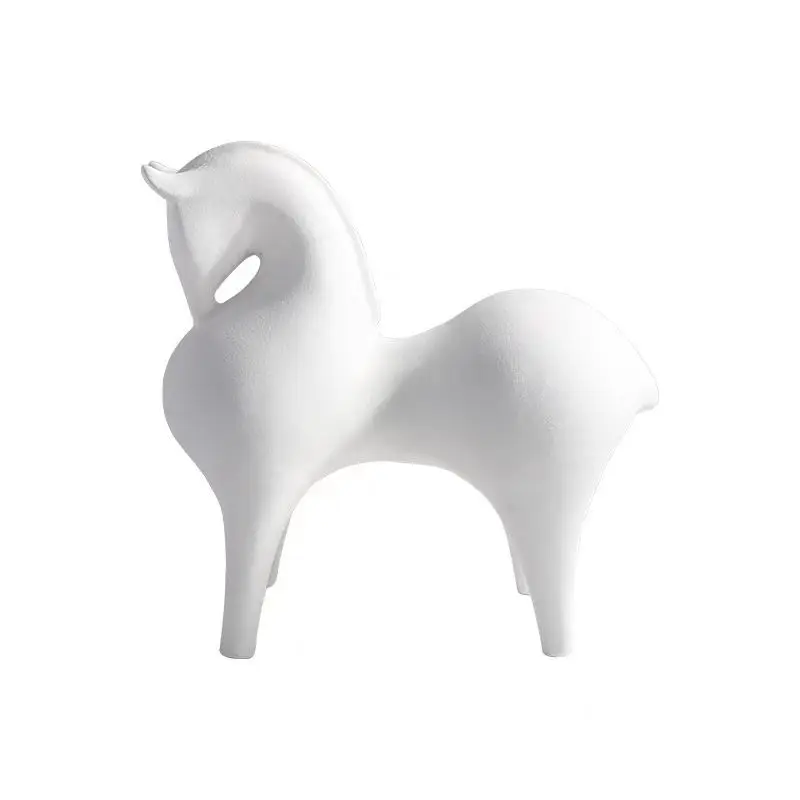 Contracted Figurines Miniatures Abstract Light Luxury Figurines Miniatures Sitting Porch Home Decor Фигурки В Миниатюрах ZY40XBY