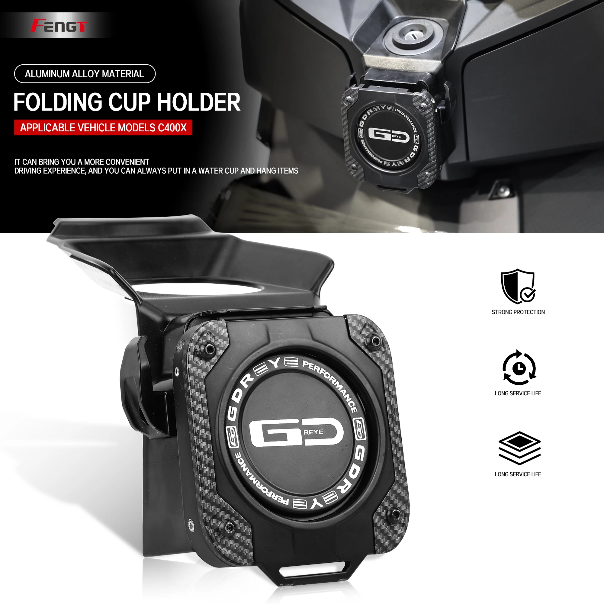 For BMW C400X C 400X Motorcycle Special Bracket With Stand Water Cup Holder Beverage Water Drink Cup Holder And Storage Hook