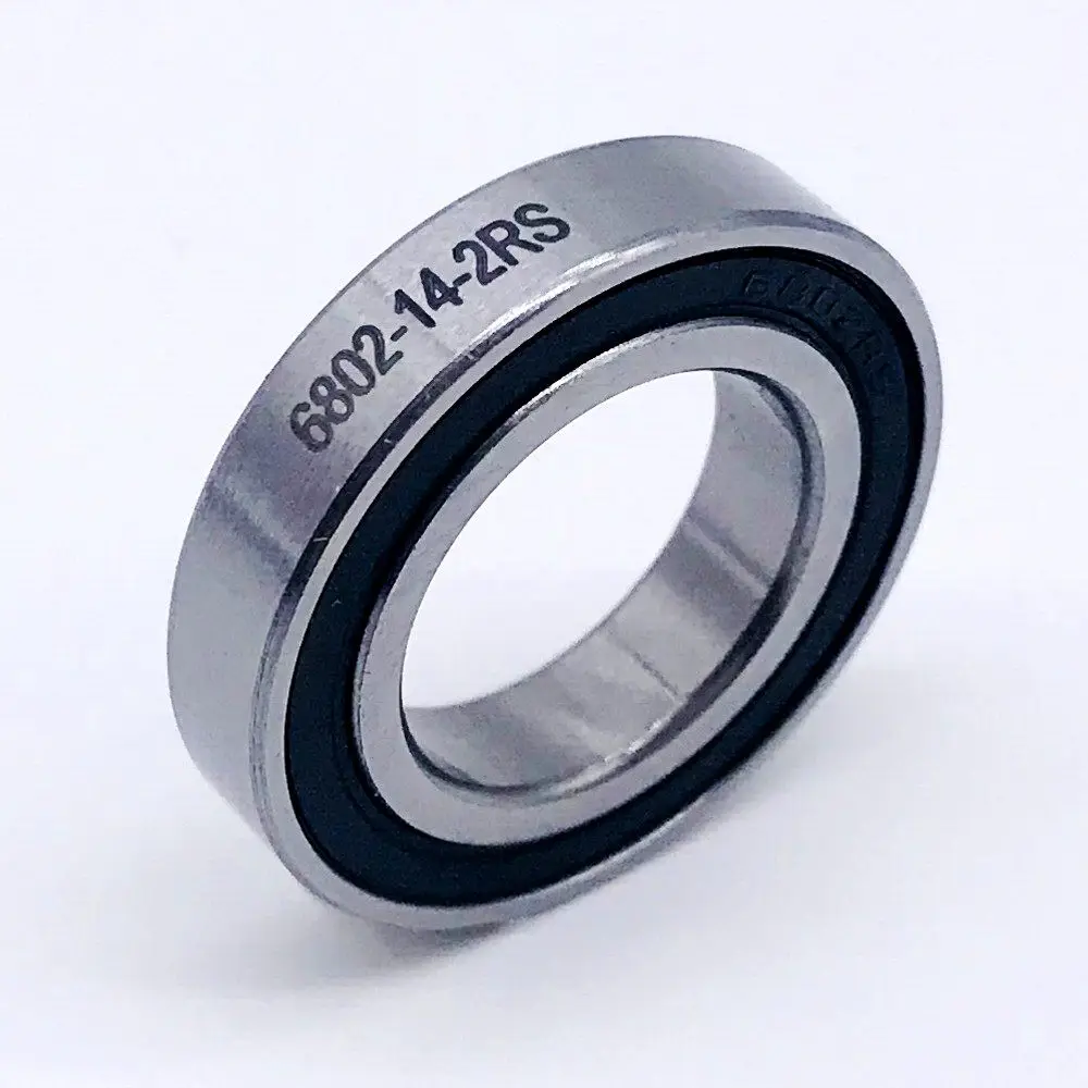 ABEC-3 Grade | Hub Bearings | 6802-d14-2RS Inner bore 14mm (14x24x5 mm)