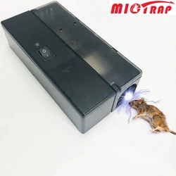 Newest Humane Plastic Rat Mouse Rodent Control Catcher Easy Trap Electric Mouse Killer