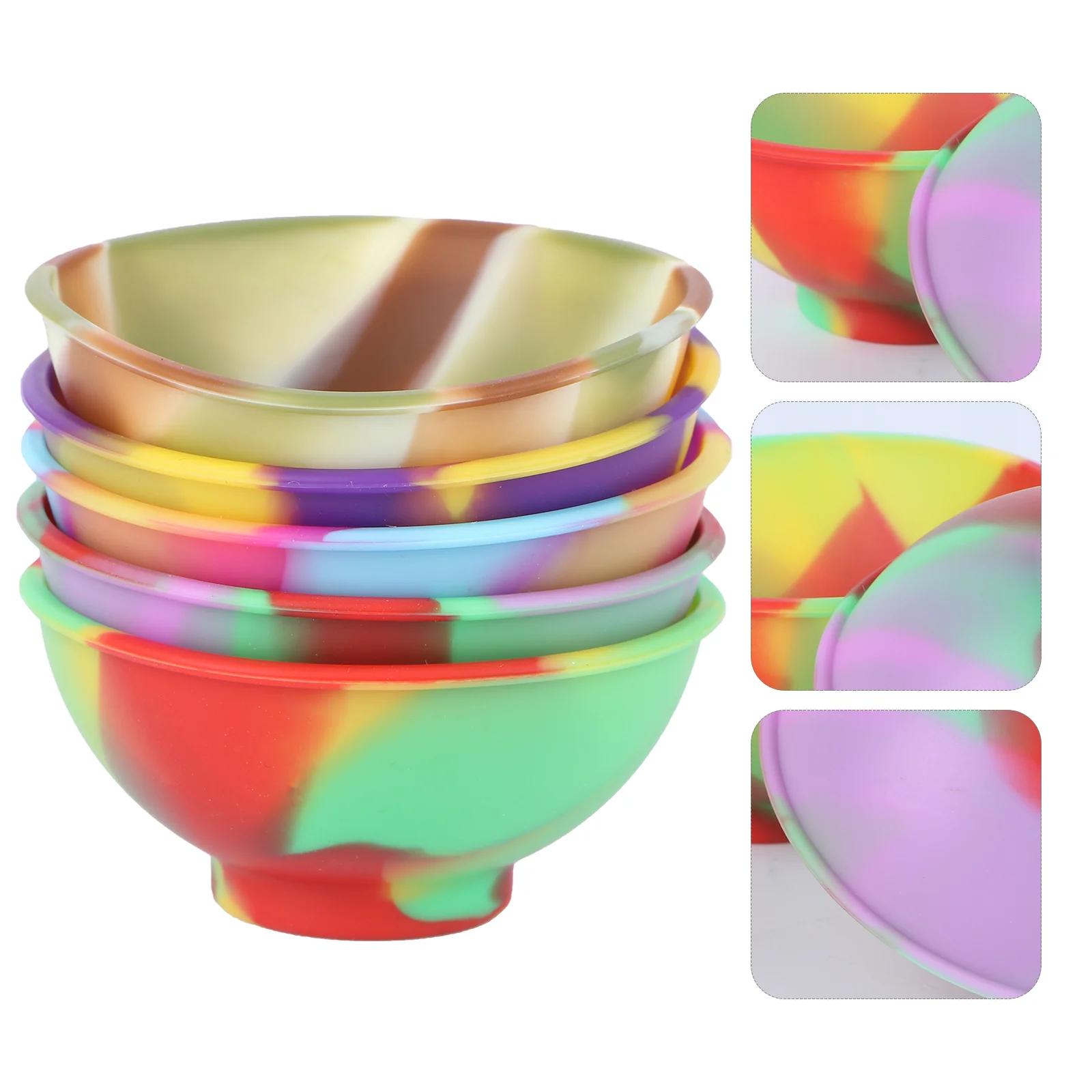 

Baby Bowls for Weaning Trifle Kids Feeder Silicone Serving Dishes Containers Food