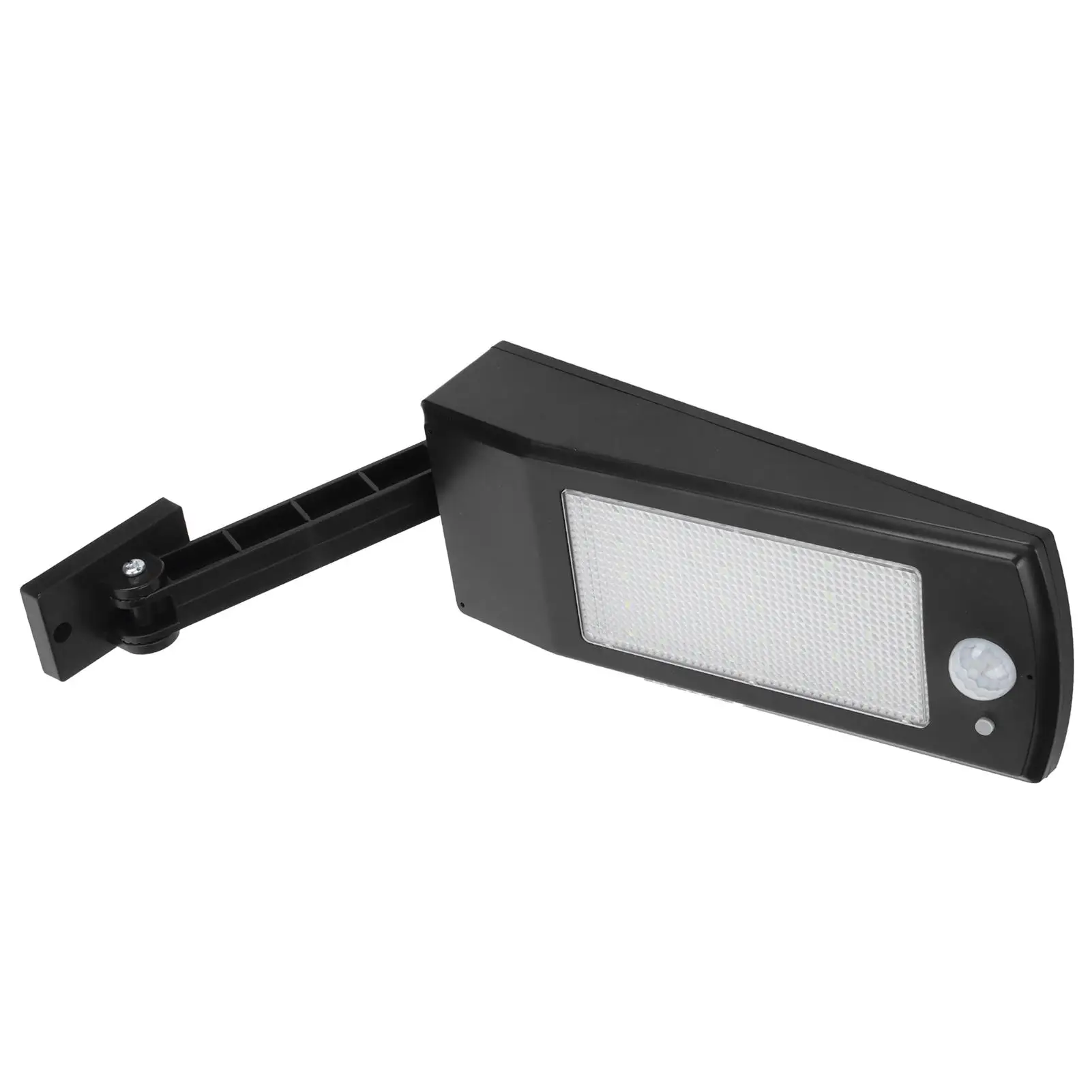 Outdoor Solar Power Motion Sensor Light for gardens Yards Parks Streets - Black Fixture