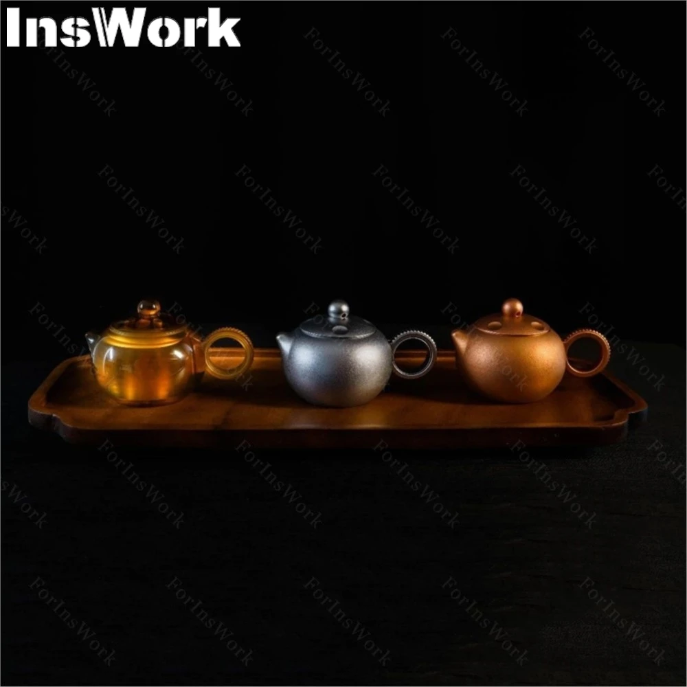 EDC Ratchet Teapot Toys Adult Stress Reliever Toys Fingertip Gyro Metal Collectibles