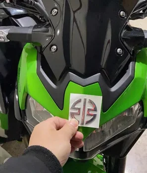 3D Motosiklet Çıkartması Tankı Çıkartmalar Amblem Logolar KAWASAKI H2 NINJA H2R Z125 Z250 Z300 Z400 Z650 Z750 Z1000 Z900 Z800