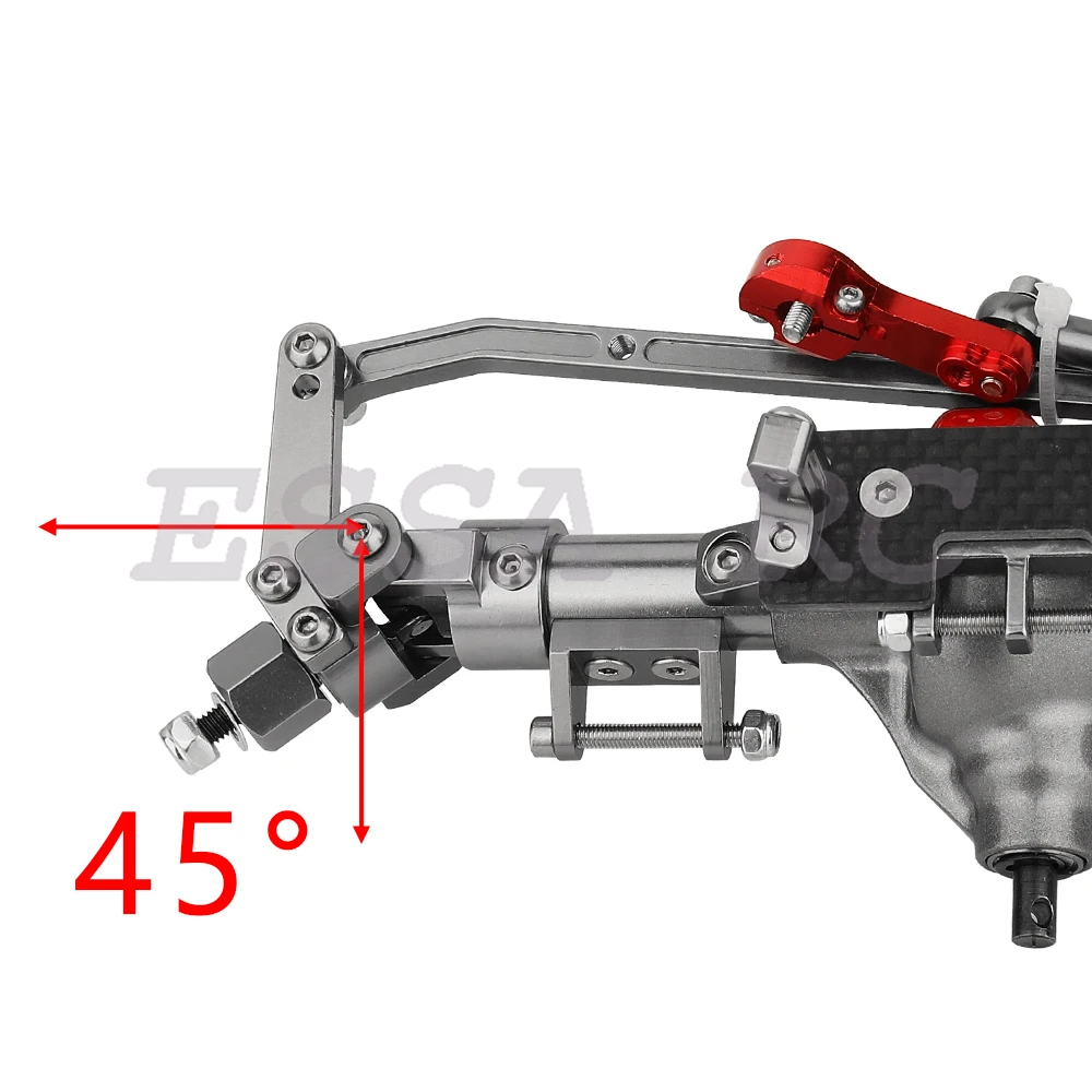 Upgraded Hard Steel Universal Front CVD Drive Shaft for 1/10 Axial SCX10 I Straight Front Axle RC Car Replacement Upgrade Parts