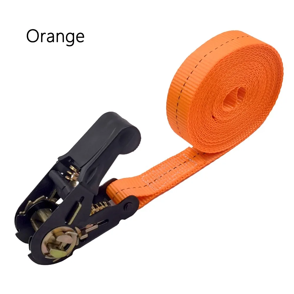 

Durable Adjustable Ratchet Strap Sturdy with Claws Cargo Strap Retractor Metal Buckle Rope Tightener Cargo Lashing