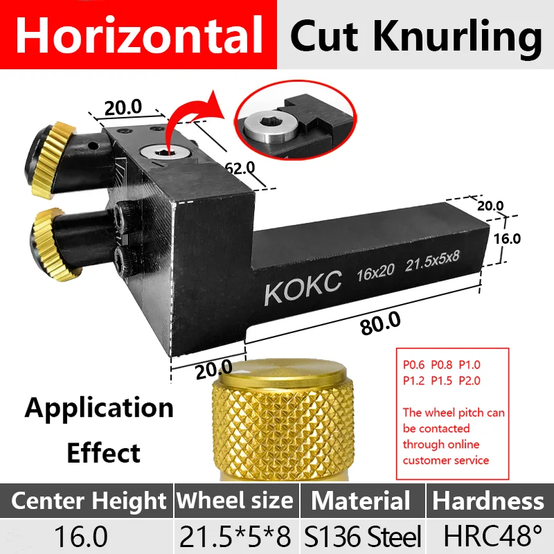 

Stuka, регулируемая высота центра 16*20 мм, инструменты для резки накатки с двумя колесами для подачи токарного станка с ЧПУ 30 ° Алмаз 45 ° Квадратный узор