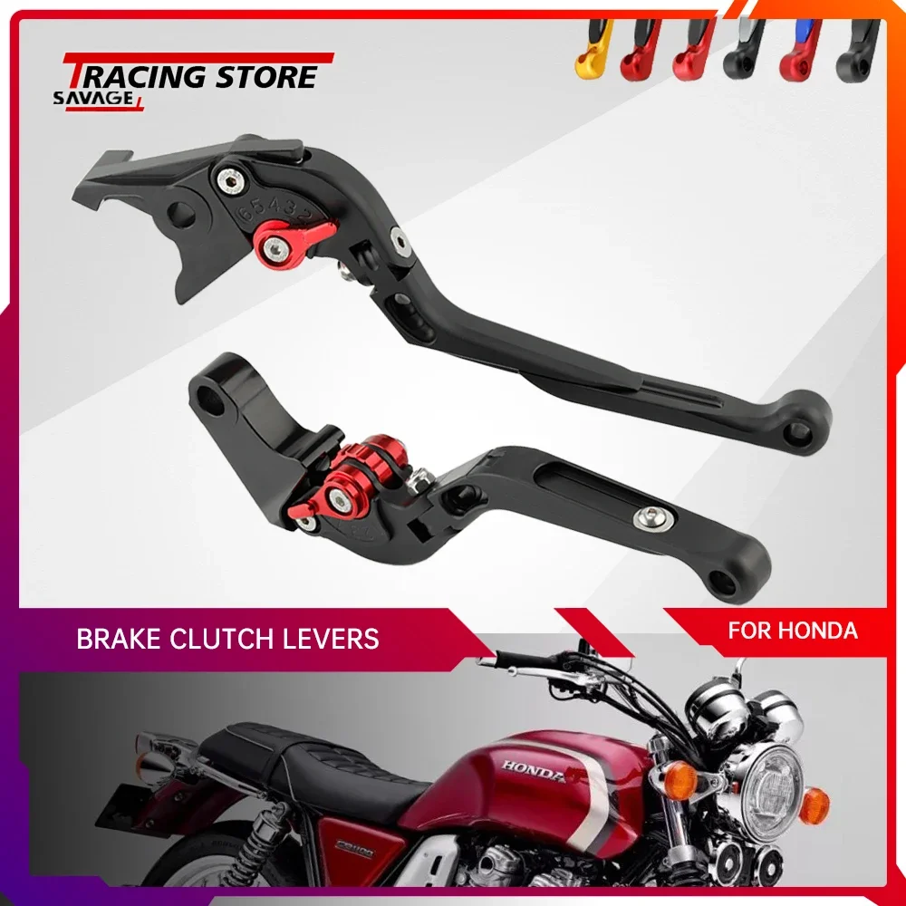 Motorcycle Brake Clutch Levers For HONDA CB1100 RS CB1300/S CBF1000F VFR 1200X 1200F Handle Bar Folding Extendable CB 1000 1300