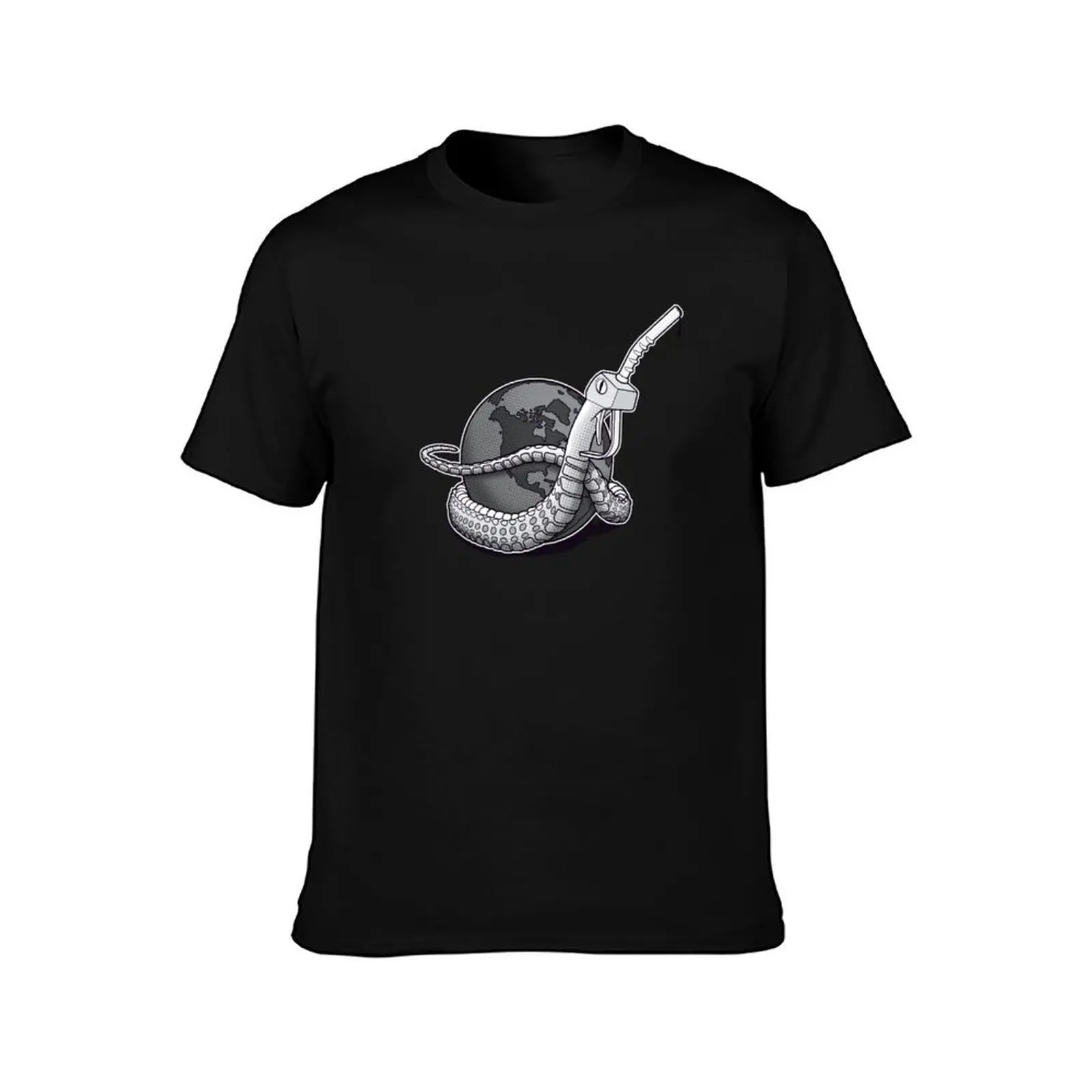 Oil Bites T-Shirt Urban Style Print T-Shirt