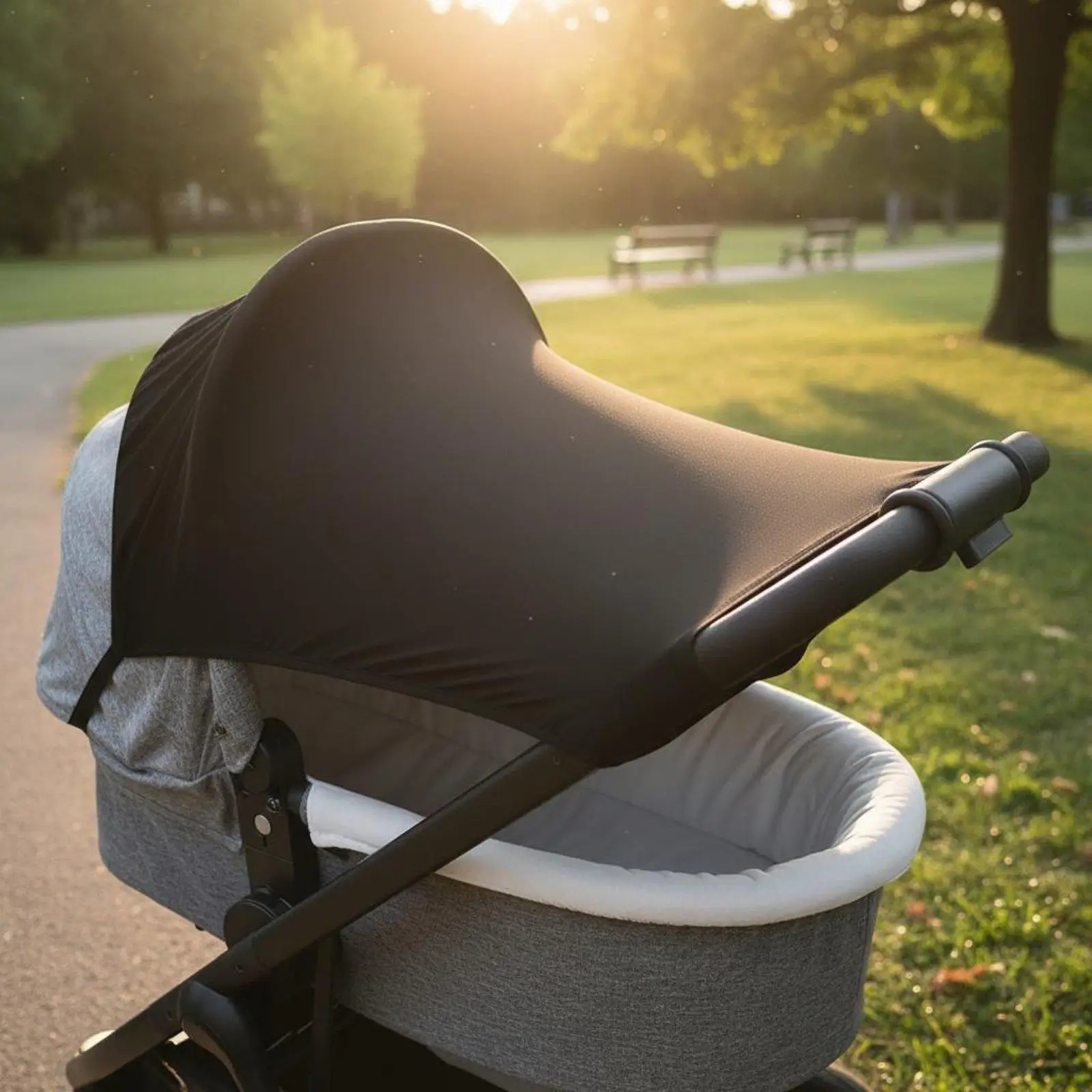 Protection Canopy Portable Adjustable Stroller Sunshade Windproof Pram Accessory for Baby Sensitive Skin Protection