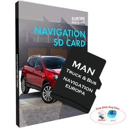 2022 Latest Version for MAN Truck&Bus Updated System Navigation TF Card Europe Turkey Maps Free Shipping