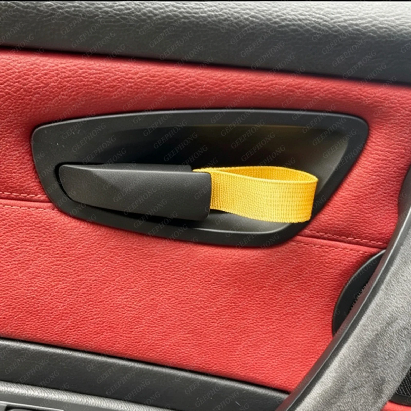 For BMW E82 E83 E84 E85 E86 E87 F20 F87 F30 F80 Interior Door Pull Handle Grab Strap Car Door Handle Cover Trim Replacement Acce