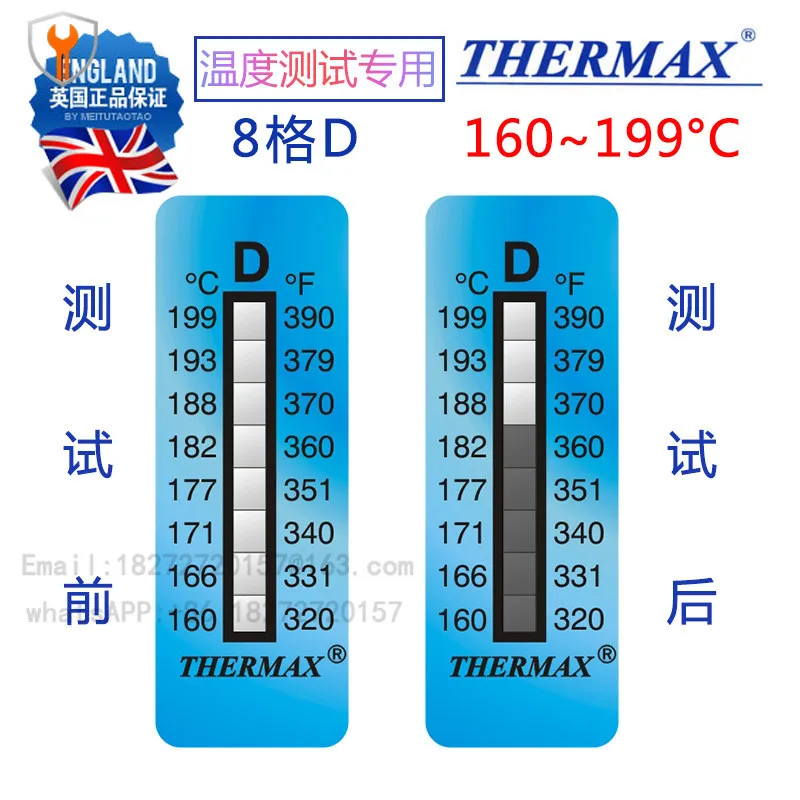 Temperature measuring paper, temperature sensing color changing sticker, sensing test paper, temperature measuring sticker