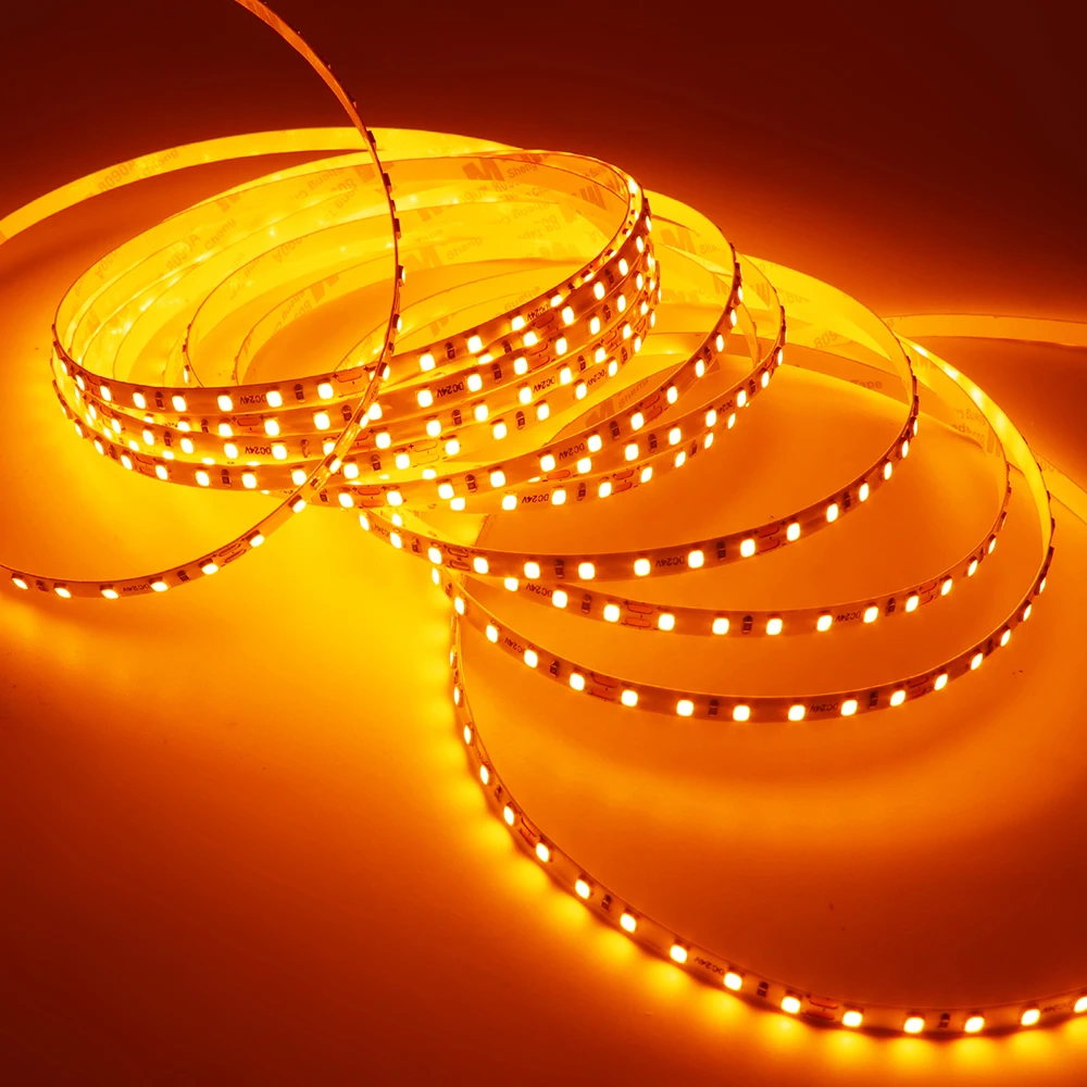 12V 24V 5m 10m LED Strip 5mm 8mm PCB Light 2835 120Leds/m White Red Pink Purple Ice Blue Flexible Tape Backlights for Decoration